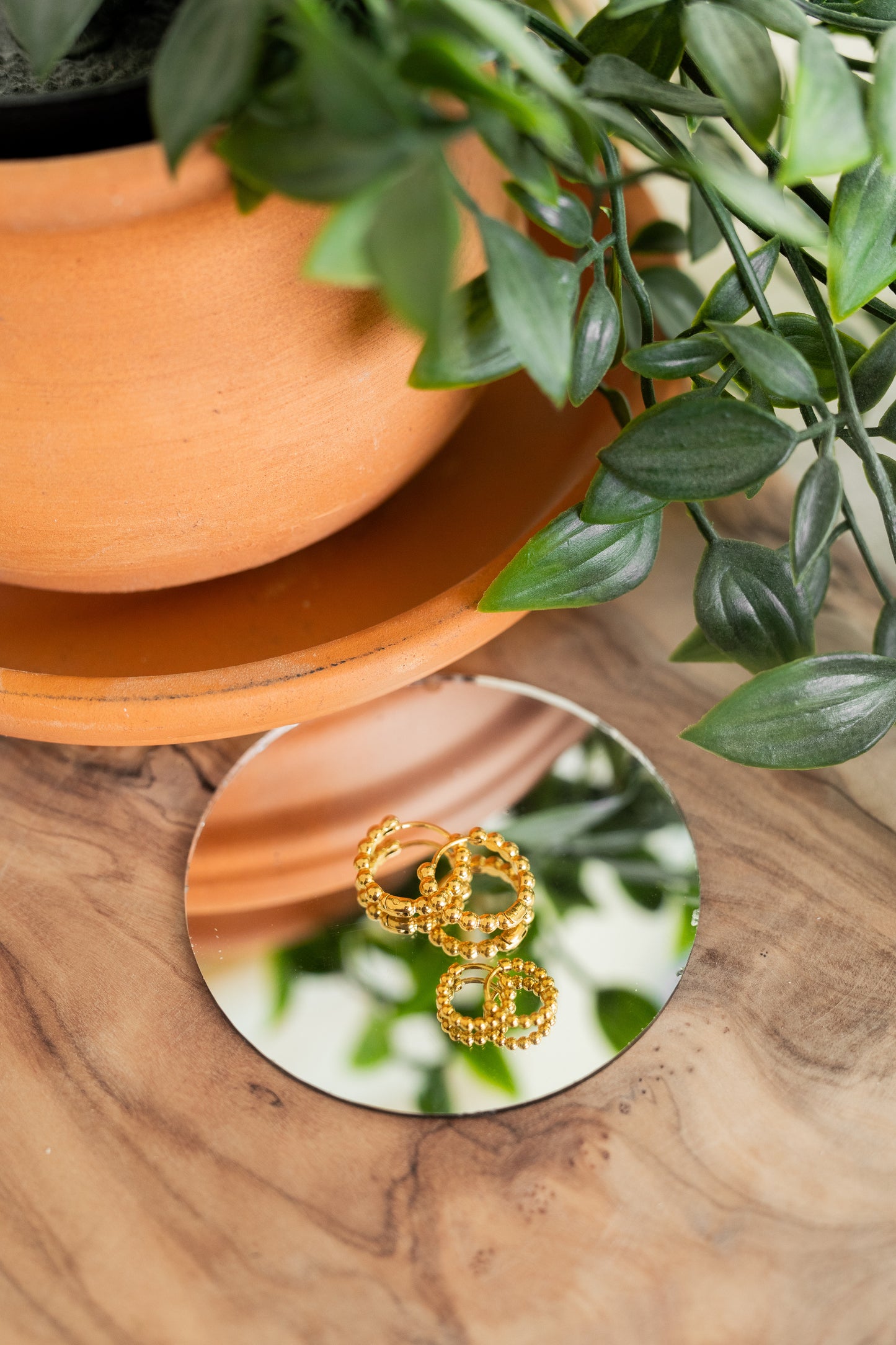 Sophia Beaded Huggies