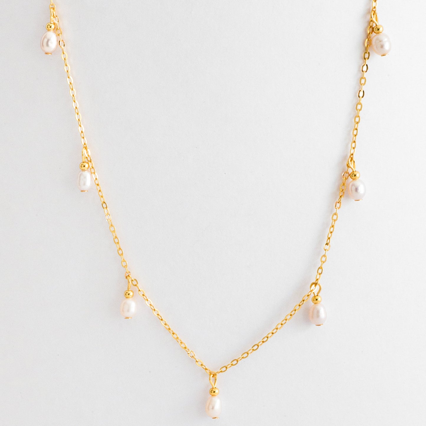 Agua | Pearl Droplet Necklace