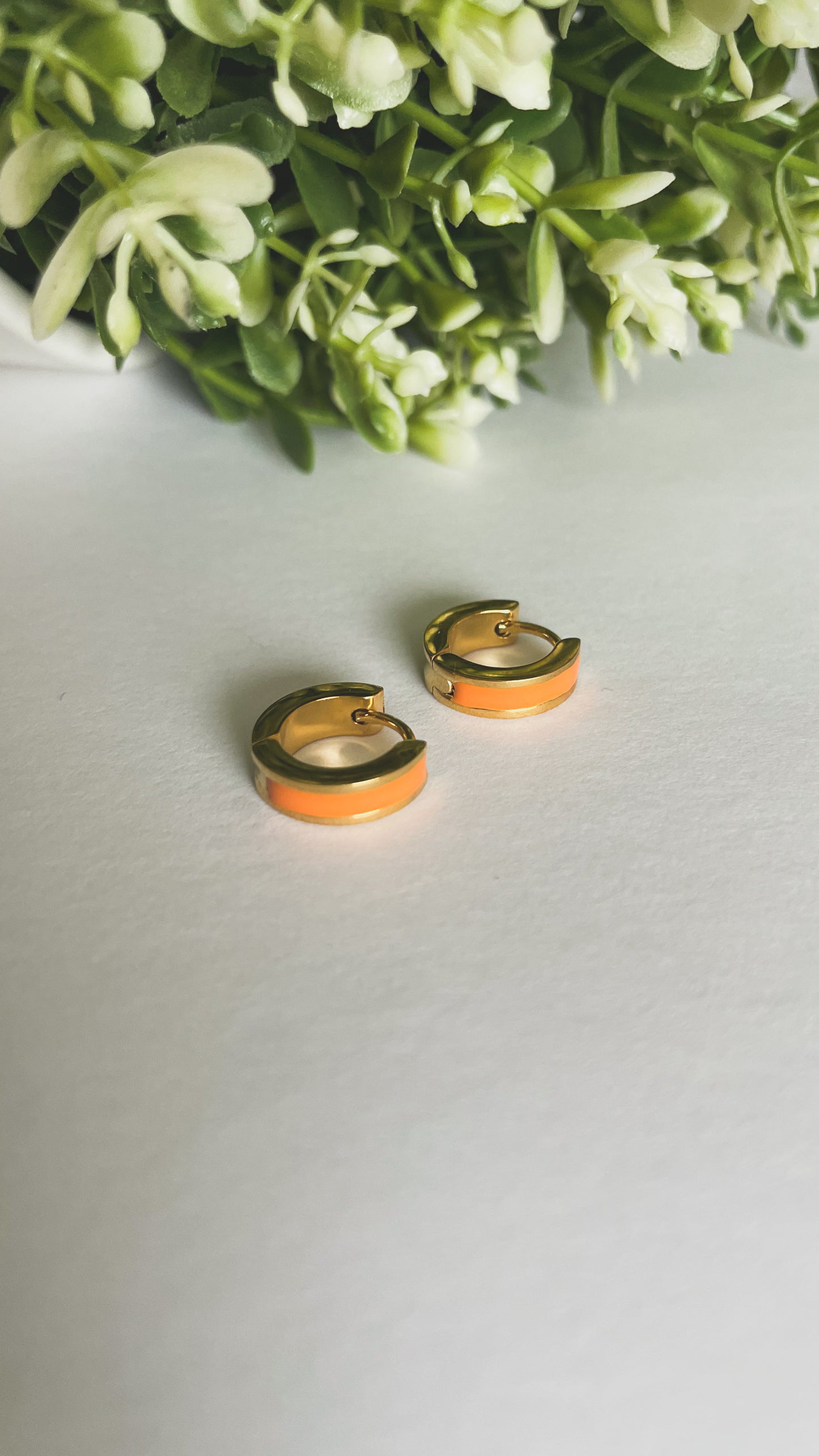 Marley | Colored Huggie Earrings