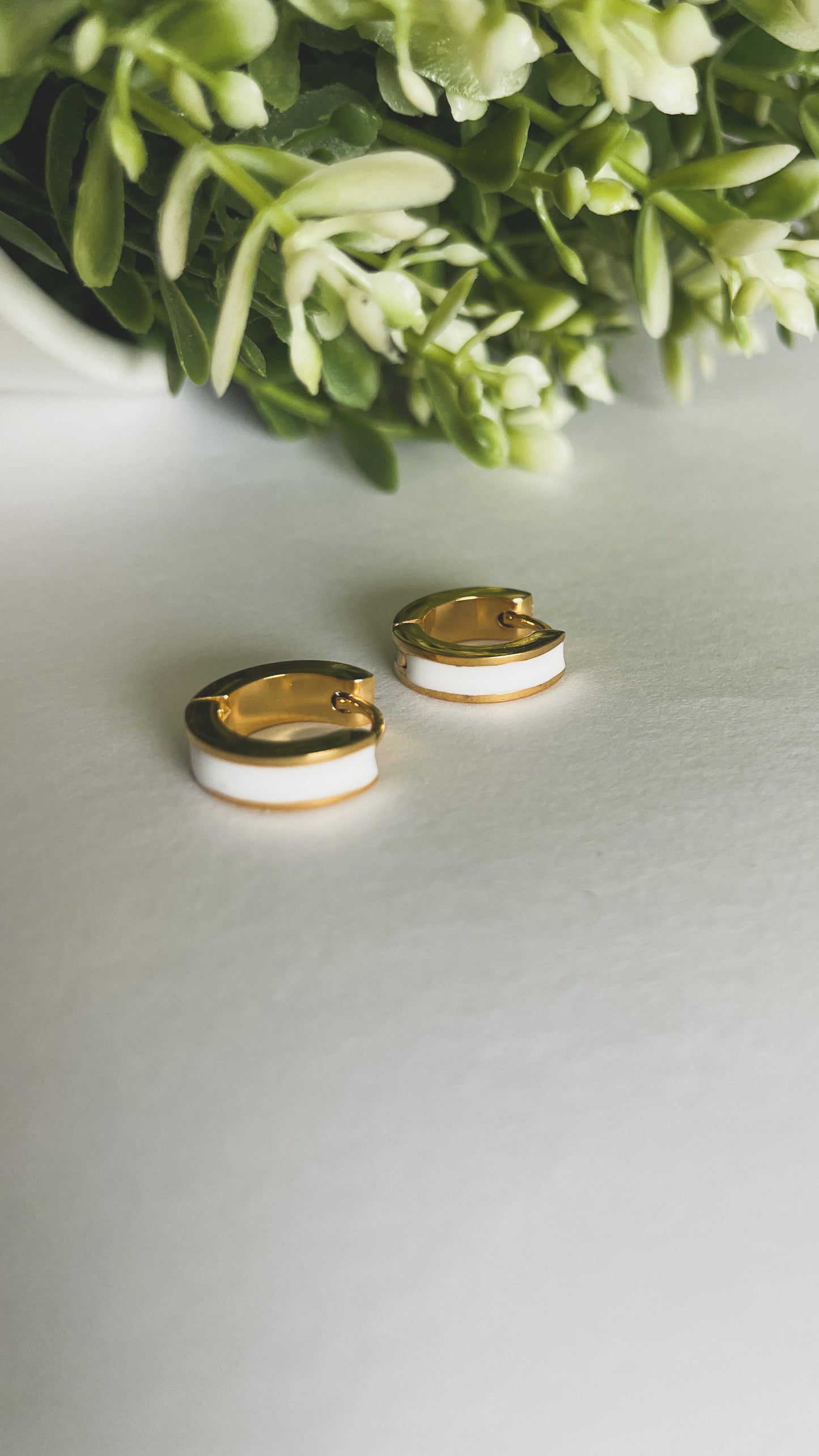 Marley | Colored Huggie Earrings