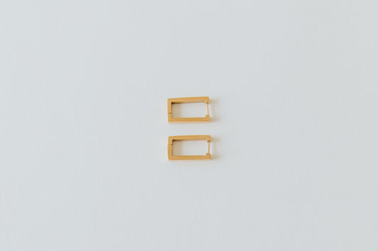 Luna | Rectangle Hoops
