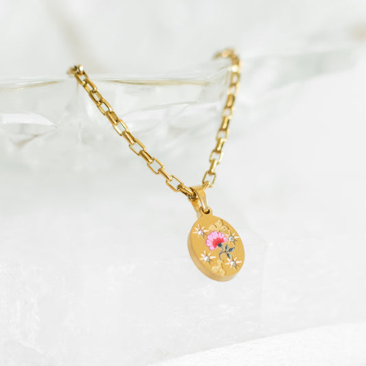 Amelia Pink Necklace