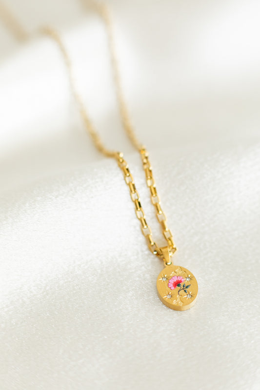 Amelia Pink Necklace