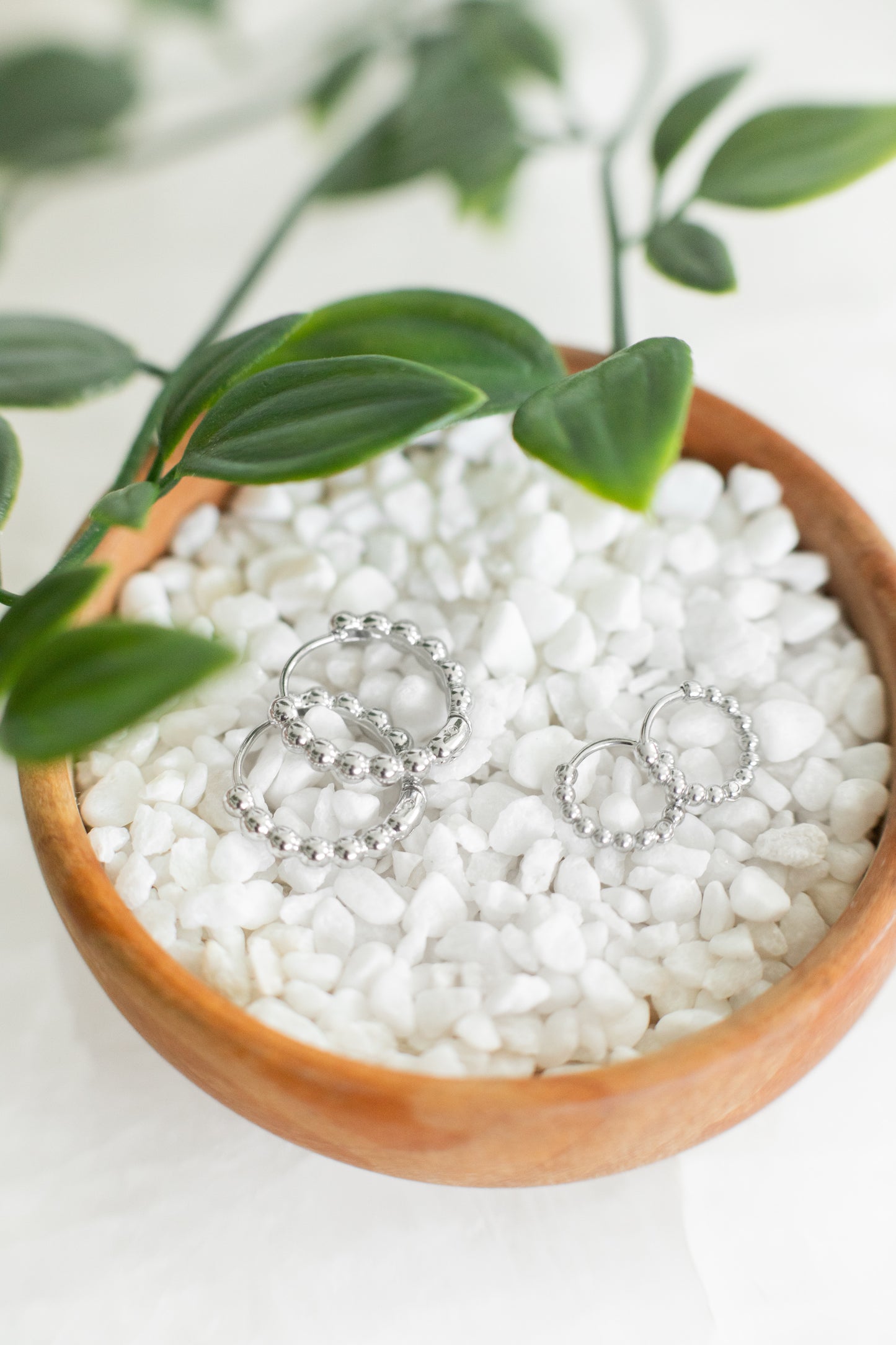 Sophia Beaded Huggies