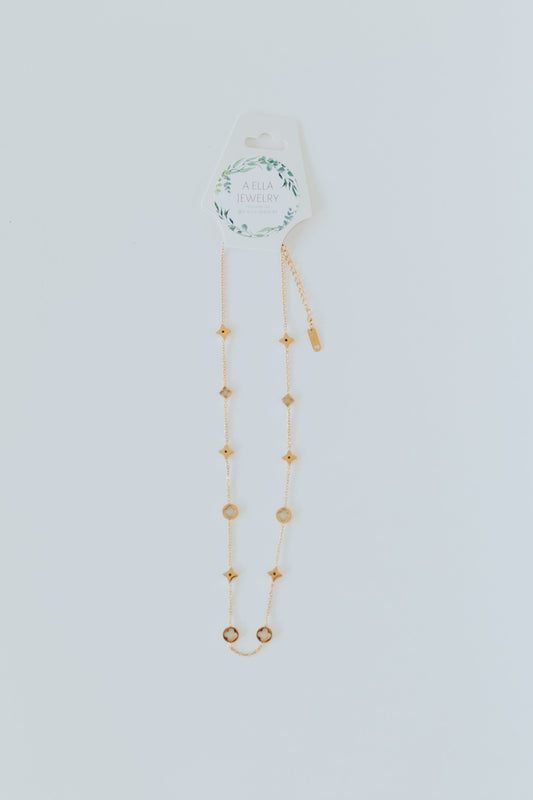 Chloe | Clover Charm Necklace