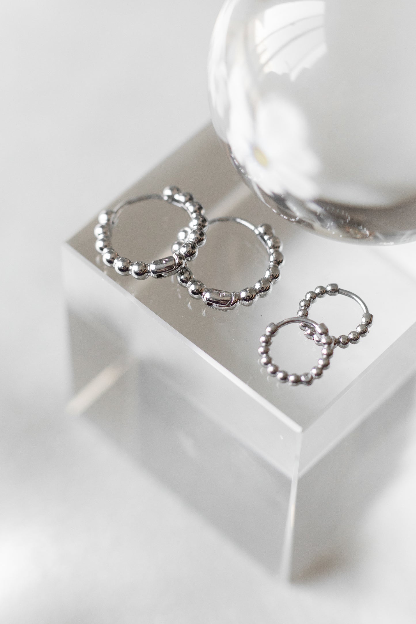 Sophia Beaded Huggies