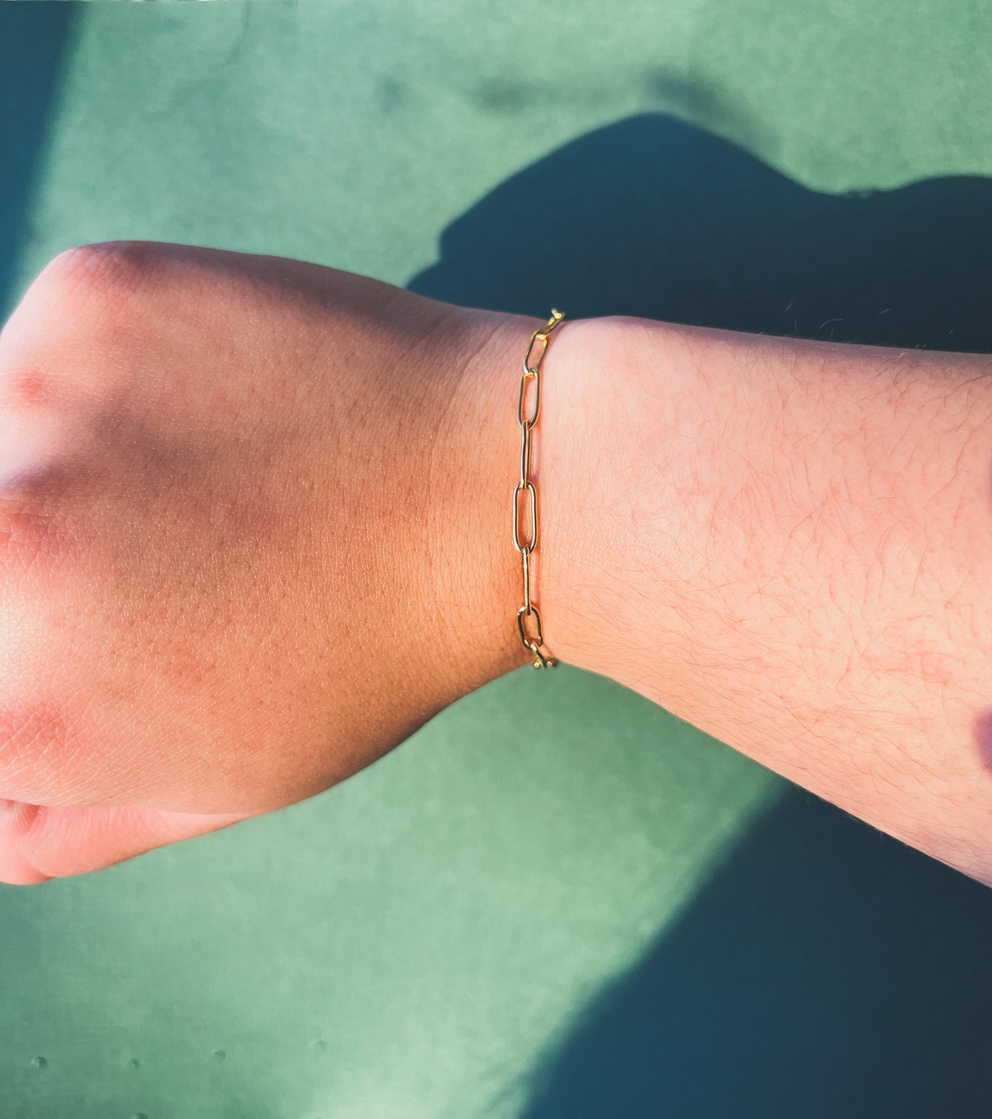 Tilly | 18k Paperclip Chain Bracelet