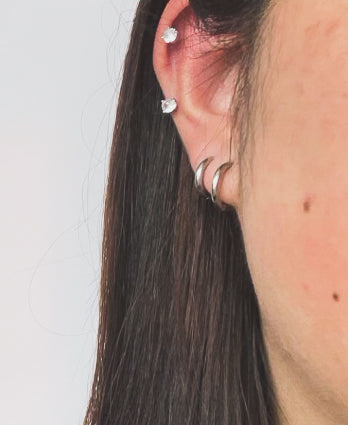 Amy | Classic Huggie Hoop Earrings
