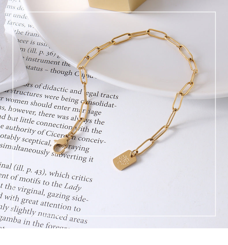 Tilly | 18k Paperclip Chain Bracelet